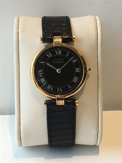 ladies vintage cartier watches|pre owned ladies cartier watches.